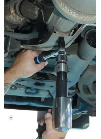 Poignée articulée avec adaptateurs pour marteau pneumatique - 4 pièces